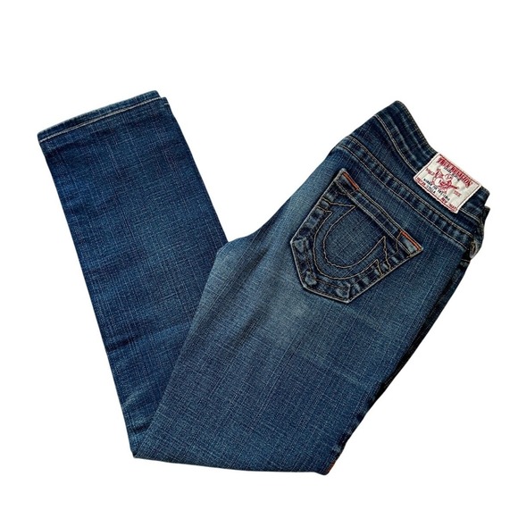 True Religion Denim - True Religion Stella Low Rise Skinny Jeans Medium Wash Blue Size 26 Made in USA